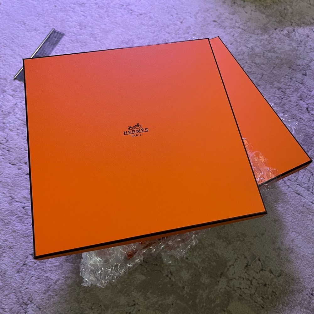 hermes empty gift box
